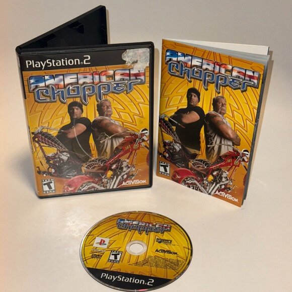 American Chopper PS2 Sony PlayStation 2 Video Game Complete CIB - Picture 1 of 9